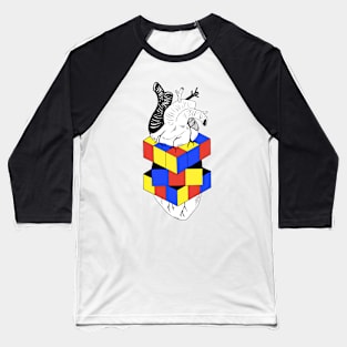 Heart Cube Baseball T-Shirt